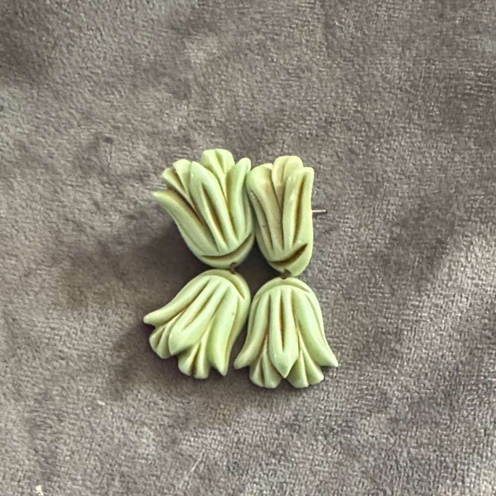 Bakelite style earrings